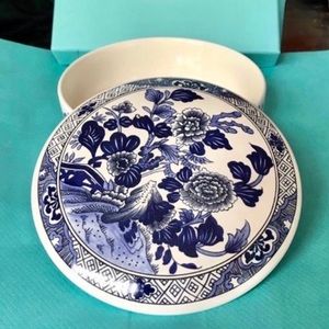 GORGEOUS Tiffany & Co. Bone China “Peony” Covered Dish